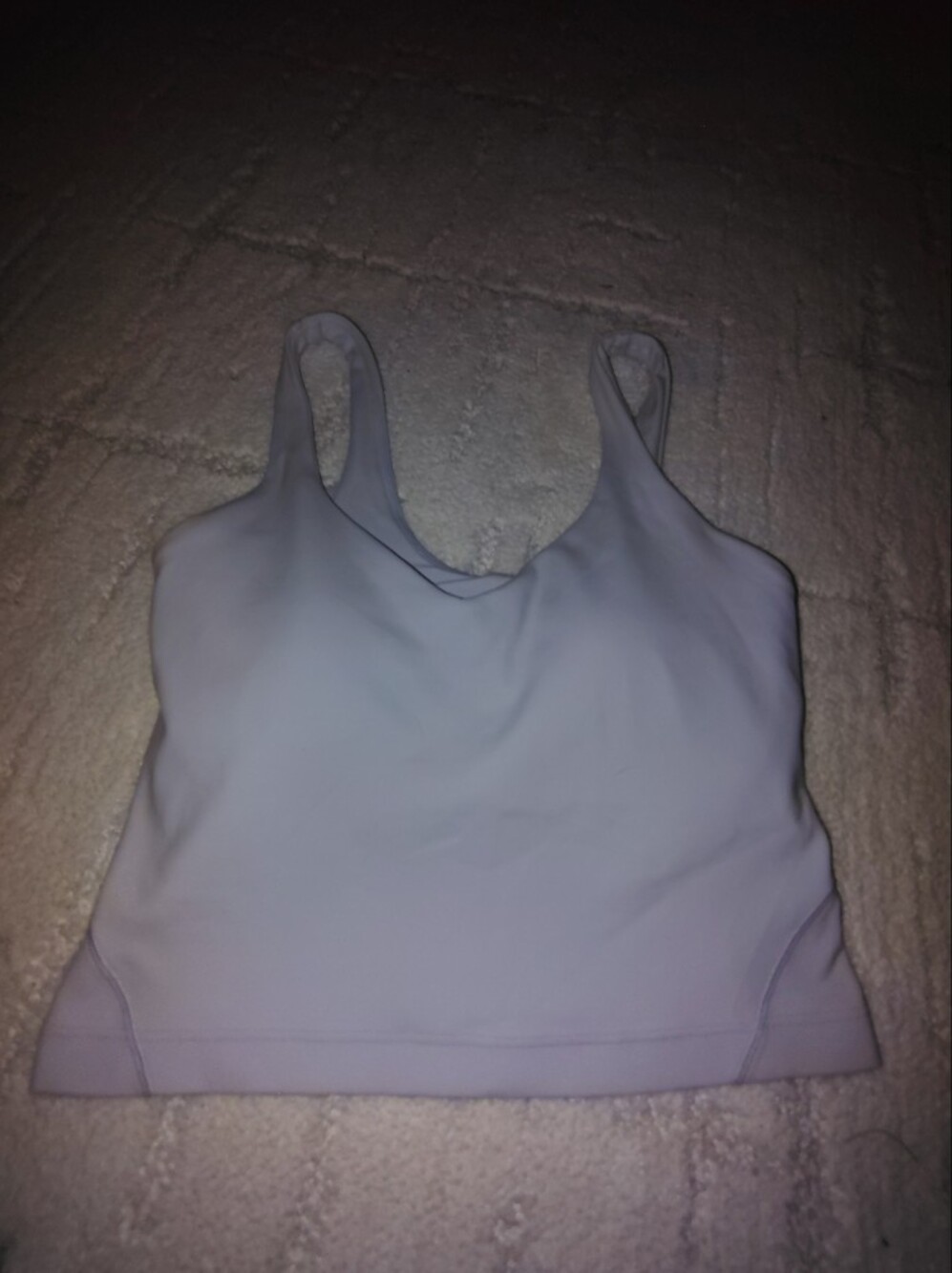 lululemon athletica Lavender Cropped Tank